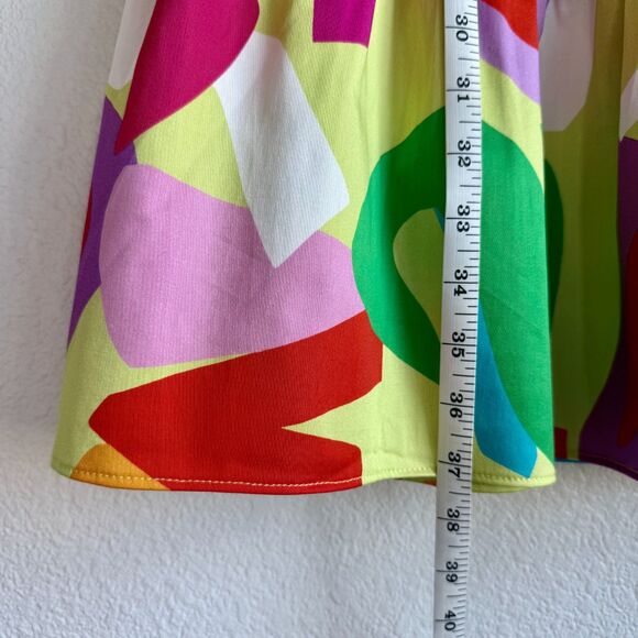 NWT Alden Adair Summer Tiered Maxi Skirt with Slit in Matisse Multicolor Size S - Picture 9 of 10